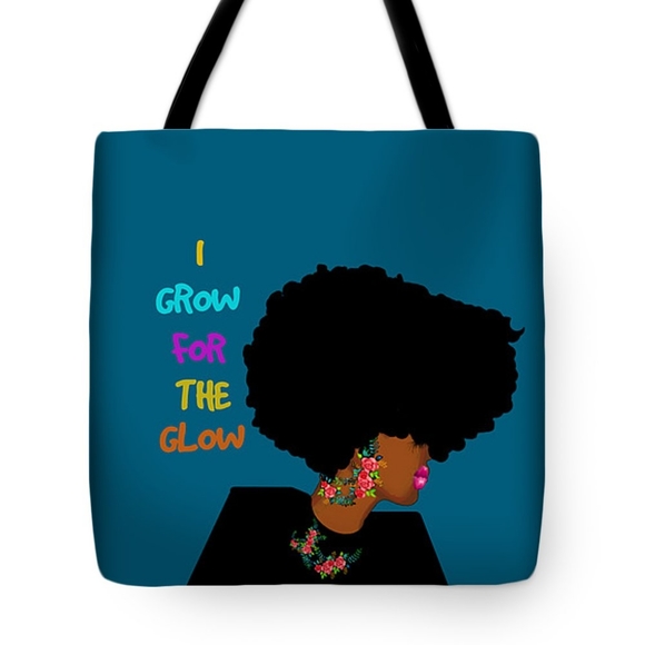 Blessed Beadells Bohemian Curl Blue tote - Picture 1 of 2